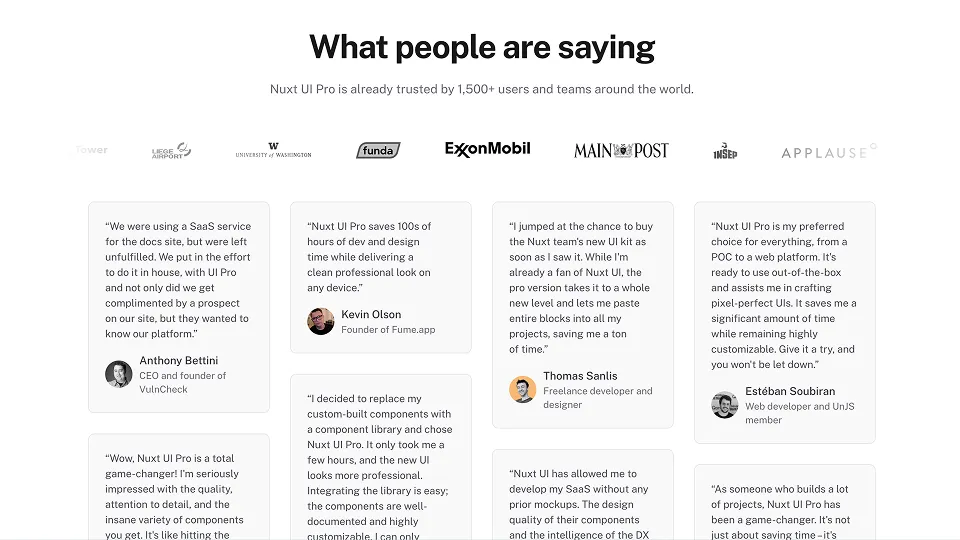 Performance dashboard and analytics UI